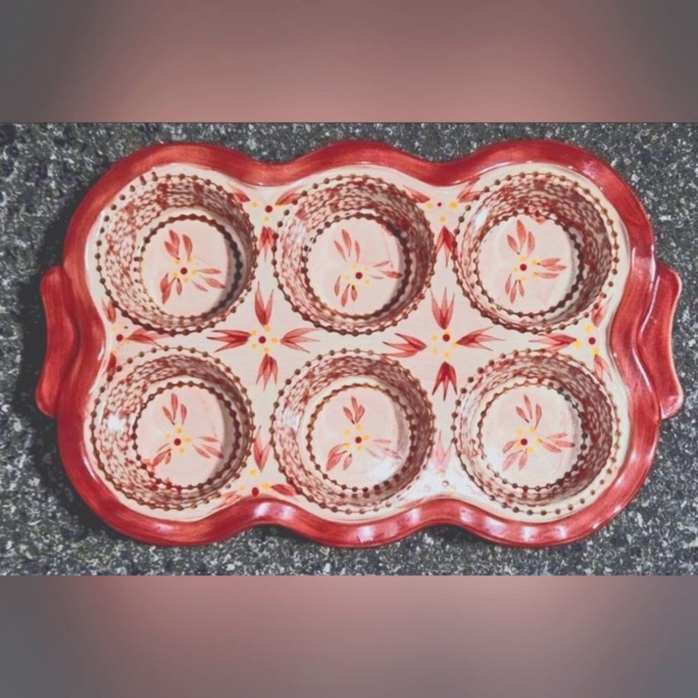 Temptations By Tara Old World Ceramic Muffin Bakewareno